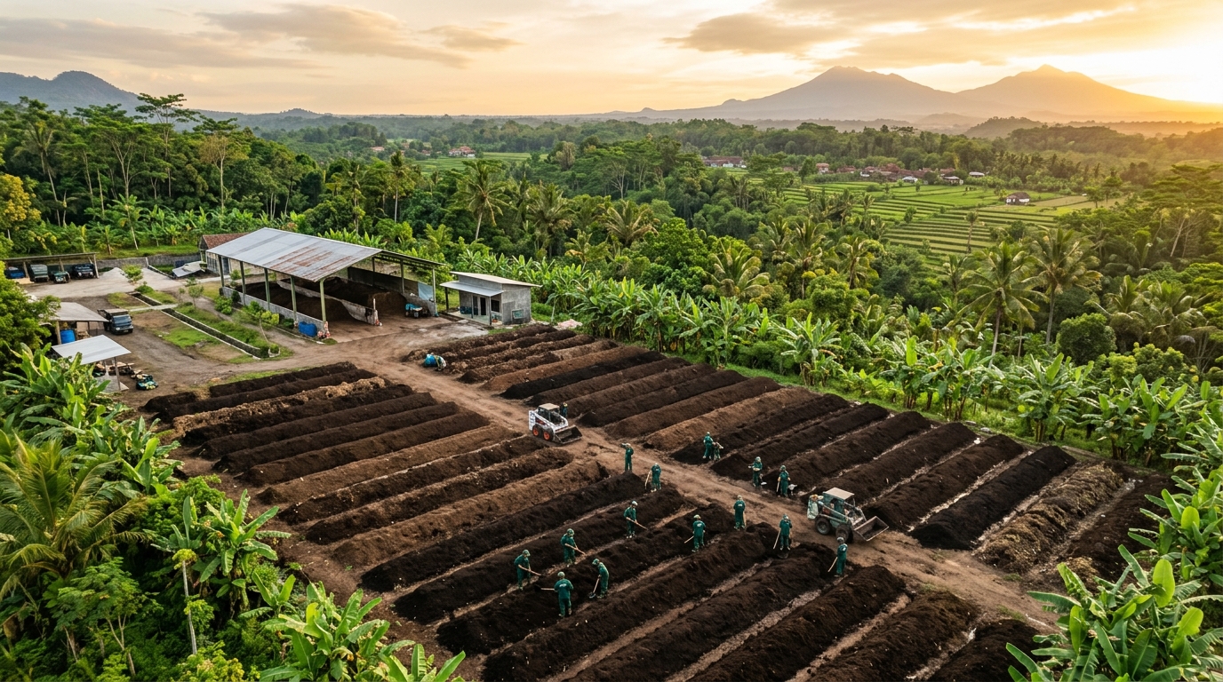Organic waste composting