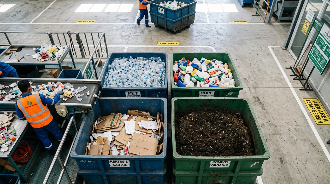 Waste sorting facility