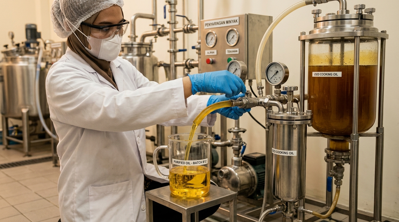 UCO refining process